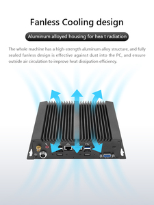 PC Industrial Integrado Sin Ventilador de Aleación de Aluminio Intel J1900 I3 I5 I7 con Puertos Seriales, Doble Lan y Wifi, Fábrica <span class=keywords><strong>MES</strong></span> OEM - Product Image 4