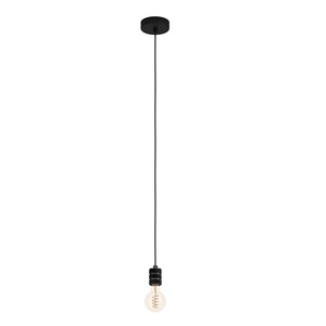 Lampadario YORTH a 1 Luce, Nero, H. 150CM - E27 - Product Image 1