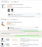 Escáner de documentos automático USB portátil de alta velocidad de 13Mp tamaño A3/A4 para foto y video OCR libro y uso de oficina