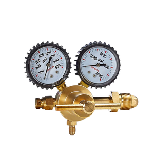 Regulador de Nitrógeno de Latón 0-600 PSI Entrada CGA580 Salida de <span class=keywords><strong>1</strong></span>/<span class=keywords><strong>4</strong></span>" Flare - Product Image 1