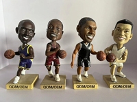 Figurine de joueur de basket-ball personnalisée en résine, vente en gros, cadeau promotionnel d'équipe, fabricant