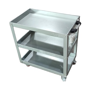 Carros de carro de aluminio inoxidable galvanizado personalizado con recubrimiento en polvo para logística de almacén - Product Image 1