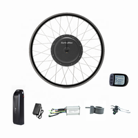Kit de conversion ebike prix bon marché d'usine 48v 500w kit de convertisseur électrique de moto avec batterie en option
