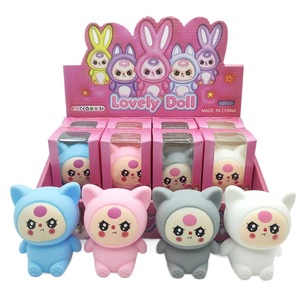 <b>Cute</b> Baby <b>Bear</b> Squishy Toy TPR Flour Stress Relief Sensory Fidget Adorable Rabbit Relaxation Squeeze Toy for Kids - Product Image 1