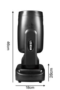 Projecteur <span class=keywords><strong>LED</strong></span> mobile léger et portable 200W avec effet de poursuite RGB Pixel Halo pour fêtes, événements et clubs - Product Image 6