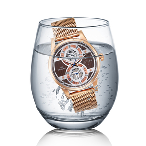 นาฬิกาข้อมือผู้ชาย Seiko VD36 หน้าปัดโปร่งใส สายสแตนเลสสตีลแบบ Milan Mesh ขนาด 45 มม. หน้าปัดใหญ่ สไตล์ลำลอง - Product Image 5
