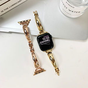 <span class=keywords><strong>Bracelet</strong></span> en métal courbé pour Apple Watch 7 8 9 10 41/42/44/45mm, <span class=keywords><strong>bracelet</strong></span> pour iWatch, <span class=keywords><strong>bracelet</strong></span> de <span class=keywords><strong>montre</strong></span> en métal - Product Image 5