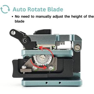 Outil de coupe de précision QIIRUN 9C+ pour fibres optiques avec lame à rotation automatique et utilisation d'une seule main - Product Image 2