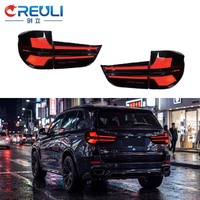 Luces Traseras LED CREULI, Luces de Circulación Diurna Rojas, Nuevas, Plug and Play, 12V, 8000 Lúmenes, 6000K, para X5 F15 2014-2018, Kit de Actualización para Automóvil