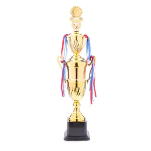 Factory wholesale soccer parts football trophies sports metal trophy