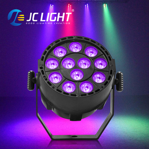 Jc Mini 12Pcs LED Par Ánh Sáng Nhà Máy Giá Rẻ 12 Đèn LED Par Hiệu Ứng Sân Khấu Ánh Sáng <span class=keywords><strong>DMX</strong></span> RGB 3in1 LED Par Có Thể Đèn Sân Khấu - Product Image 5