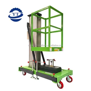 2024 New Vertical Platform Lift Single Mast Aluminum Alloy Man Lift Electric For Sale