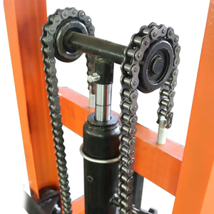 लघु दूरी परिवहन उच्च-लिफ्ट ट्रक हैंडलिंग हाइड्रोलिक हाथ पैलेट स्टेकर और समायोज्य फोर्क्स के साथ हाइड्रोलिक हैंड पैलेट स्टेकर - Product Image 3