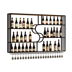 Étagère de rangement multifonctionnelle créative et décorative, cadre suspendu, comptoir de bar, porte-vin, <span class=keywords><strong>caisse</strong></span> enregistreuse, armoire pour présentoirs - Product Image 3