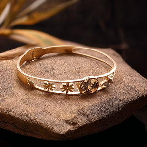 Bracelet tendance en acier inoxydable 316L, plaqué or PVD, résistant, bijoux durables pour femmes - Product Image 3