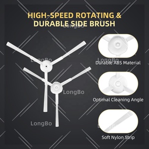 Cepillo principal de rodillo cepillo lateral filtro HEPA paño de fregado compatible con Rowentas Tefal X-Plorer Serie 95 Animal - Product Image 4
