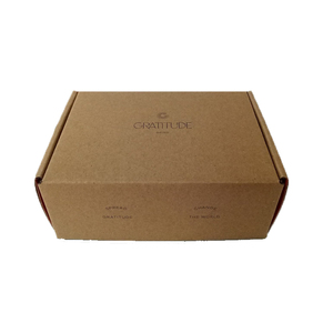 Carton en papier ondulé imprimé avec logo personnalisé, bon marché, coffret cadeau pliable, boîte d'expédition - Product Image 2