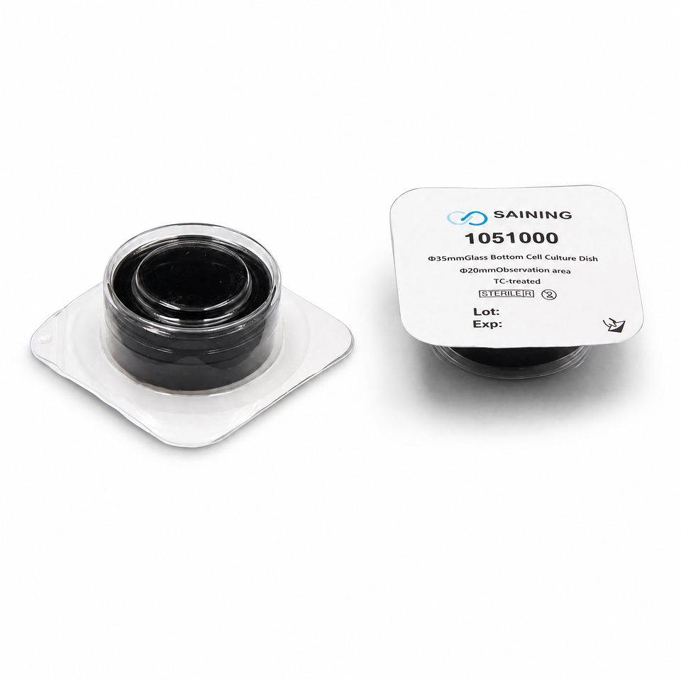 Sterile Borosilicate Glass Confocal Culture Dishes Enzyme-Free Pyrogen ...