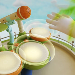 Juguetes musicales de ritmo para bebés, instrumentos de percusión electrónicos, juguetes educativos Montessori para niños, juego de batería de jazz de plástico. - Product Image 3