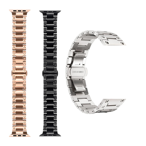 <span class=keywords><strong>Bracelet</strong></span> de montre en acier inoxydable durable de luxe pour <span class=keywords><strong>Apple</strong></span> <span class=keywords><strong>Watch</strong></span>, <span class=keywords><strong>bracelet</strong></span> de montre intelligente à déverrouillage rapide pour IWatch 49 <span class=keywords><strong>mm</strong></span> - Product Image 1