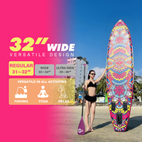 Skatinger Vente en gros Planche de SUP gonflable 11'6 375lbs ISUP Stand Up Paddleboarding pour le tourisme