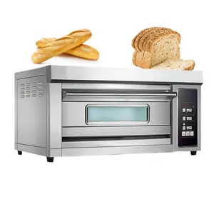 Stainless Steel Commercial Kitchen Equipment Baking Equipment Electric Deck Oven for Bakery