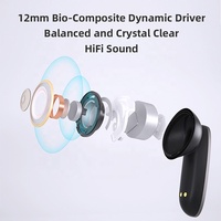 Auriculares estéreo potentes con cancelación activa de ruido, cascos inalámbricos con bluetooth, tws