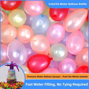 Globos de Látex de Relleno Rápido para Exteriores, Regalo para Fiestas, Multioccasión, Carnaval, Verano, Juguetes Acuáticos - Product Image 4