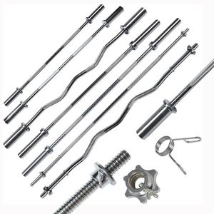Bilanciere Portatile per Fitness Domestico 1.2M 2.2M in Acciaio Economico per Sollevamento Pesi, con Funzione EZ Curl e Dritta - Product Image 2