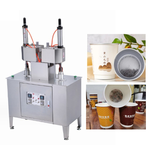 중국 신뢰할 수있는 두 위치 종이 컵 차 계량 충전 밀봉 기계 숨겨진 찻잔 제조 기계 - Product Image 2