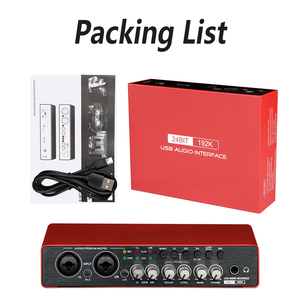 GAX-UC42 preamplificatori per microfono USB con interfaccia Audio ASIO con alimentazione Phantom 48V a 24 Bit di supporto Smartphone/Tablet/Computer - Product Image 6