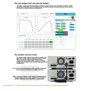 Fuente de Alimentación CC Programable de Alta Potencia OWON OWH67 1200W - 3000W Simulador Fotovoltaico LAN - Product Image 5