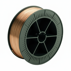 Carrete de alambre de soldadura con núcleo fundente TELWIN modelo para aluminio acero al carbono cobre bronce latón CO2 0,9 MM 0,8 kg carrete - Product Image 1