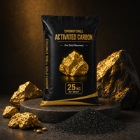 Charbon actif pour le traitement de l'or et la récupération de l'or, distribution de pores cohérente, taille de maille personnalisable disponible