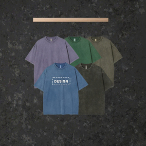 T-shirt décontracté pour homme, coupe ample, manches courtes, couleur unie, col rond, 100% coton jersey, design respirant, imprimé sur le devant - Product Image 3