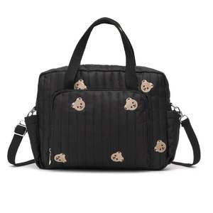 大容量刺繍入りポータブルおむつ,ママバッグ,ポータブルベビートラベルバッグハンドル付き & 調整可能ストラップ - Product Image 3