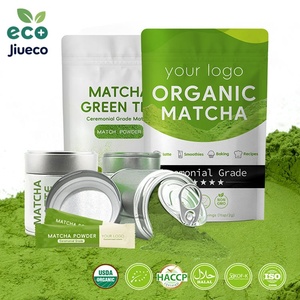 Thé vert matcha en poudre de qualité alimentaire 30g en boîte/bouteille 8A 99% pur biologique - Product Image 2