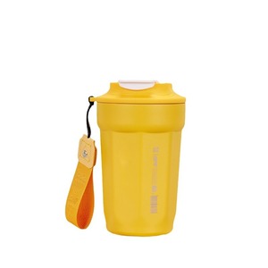 Stainless Steel Insulated <b>Mug</b> Octagonal Portable Travel Coffee Cup <b>Large</b> Capacity With Lid And Strap For Outdoor Use - Product Image 5