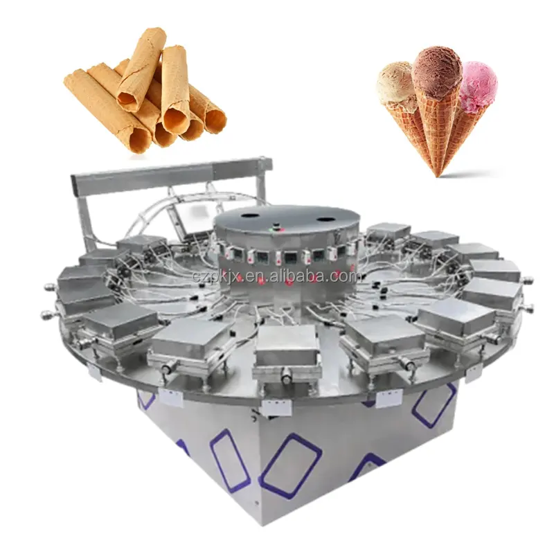 Automatische Continue Wafels Ijs Kegel/Wafel Machine Nederland Stroopwafel Maken Machine