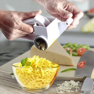 Formaggio rotante grattugia formaggio strumento di taglio formaggio trituratore affettatrice facile da pulire in acciaio inox - Product Image 3