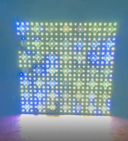 Lumière de scène matricielle 49x3W, faisceau doré 7x7 pixels, 411 LED RGB, lumière matricielle DMX RDM Artnet, effet de lumière de fond