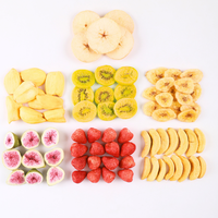 Halal gecertificeerd, geen pigmenten, gemengde gezonde zoete smaak, gedroogde aardbeien fruit snacks, voedzaam