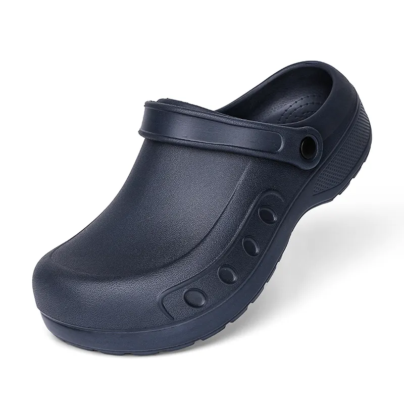 أحذية إيفا الجديدة خفيفة الوزن بالجملة للرجال المسدودة للمطبخ من المصنع مخصصة 39-46 أحذية طاه كبيرة الحجم بأسعار منخفضة غير قابلة للإنزلاق