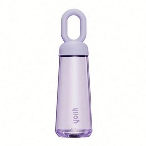 Petals-Shaped Reusable Water Bottlefood Safe <b>Plastic</b> Drinkwarehigh-Value Portable Car Cupstraw Adults Outdoor Useunbreakable - Product Image 4