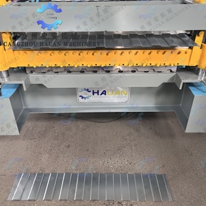 Environmental Protection HAUAN Steel Double-layer Roof <b>Tile</b> Processing Machinery Full-automatic Roll Forming Gear Bearing - Product Image 4