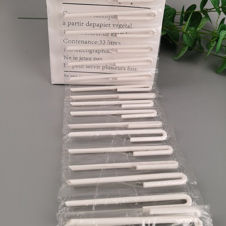Free Samples Manufacturers Compostable Paper Straw Biodegradable Milk Paper Pak Compostable Small Juice Disposable Shape Straw