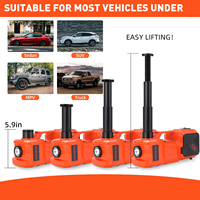 Hot Selling 5 Ton 12V Electric Hydraulic Car Jack Impact Wrench Vehicle Emergency Repair Tool Set Metal Car Emergency Repair