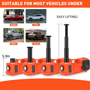 رافعة سيارات كهربائية هيدروليكية 5 طن 12 فولت مع مفتاح ربط صدمي، طقم أدوات إصلاح طارئة للسيارات معدنية، الأكثر مبيعًا - Product Image 4
