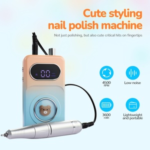 Perceuse à <span class=keywords><strong>ongles</strong></span> électrique professionnelle, polisseuse à <span class=keywords><strong>ongles</strong></span> portable rechargeable, batterie 3600mAh, faible bruit, légère, <span class=keywords><strong>en</strong></span> métal, pour salon de manucure - Product Image 5