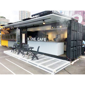 ร้านกาแฟคอนเทนเนอร์ 4.8 เมตร สแตนเลสสตีล พร้อมระบบไฟฟ้าในตัว รถขายอาหารเคลื่อนที่กลางแจ้ง - Product Image 4